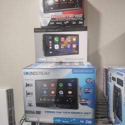 New Car Play With Warranty Wireless Soundstream Is Middle One Is 149 And 10 Inch Screen Is 149 Top One Is 105