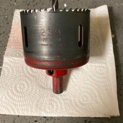 Morse Made In USA Hole Saw Bit 2 3/4 70mm