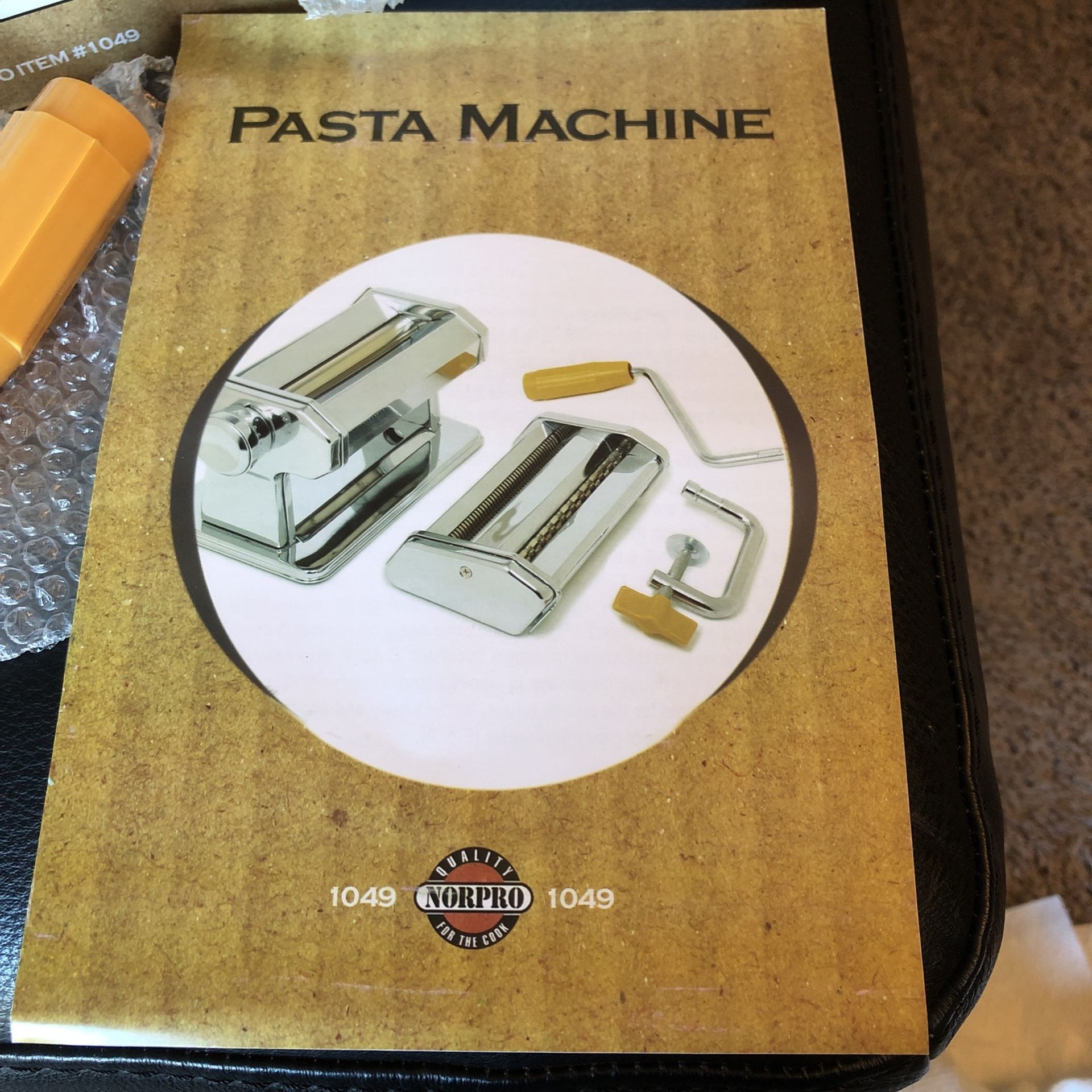 )Norpro Pasta Machine (Pasta machine motor also available see details