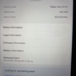 Samsung galaxy tab s10 FE+