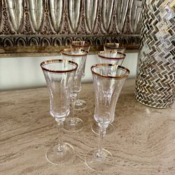 Mikasa/Jamestown Clear (Gold Trim)