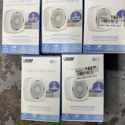 (5) New Feit Electric Smart Audible Alarm. $10 Each. Must Pickup