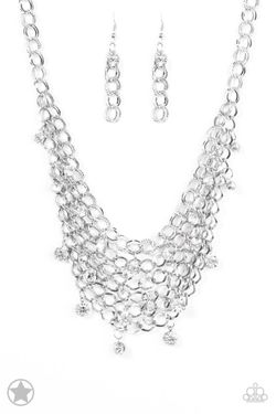New necklace set color silver