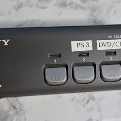 Sony SB-V40S Manual 4-Device S-Video RCA AV Selector Switcher Retro Gaming