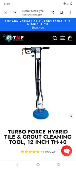 Turbo force tile and grout tool reconditioned