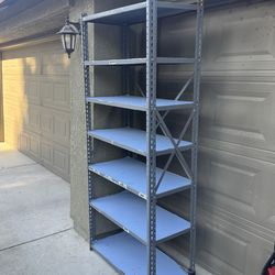 Heavy duty 7- tier metal shelf