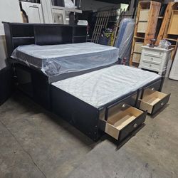 Twin Trundle Bed And Mattress 