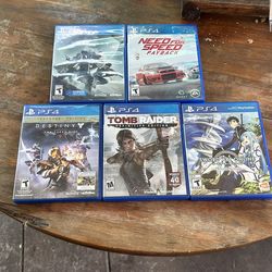 PS4 games $15 to $20 each