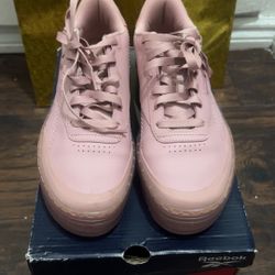 Pink Reeboks 