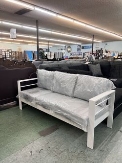 ❤️‍🔥Hot Deal❤️‍🔥Deep Seat Outdoor Aluminum Patio Sofa $299, Matching Loveseat Available 