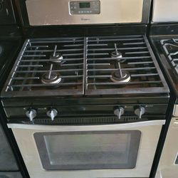 Stove Range Gas Estufa Stainless Steel Whirlpool