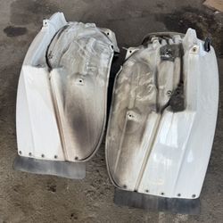 Hood Rear Extensions Left And Right for a M2 106  Freightliner Truck