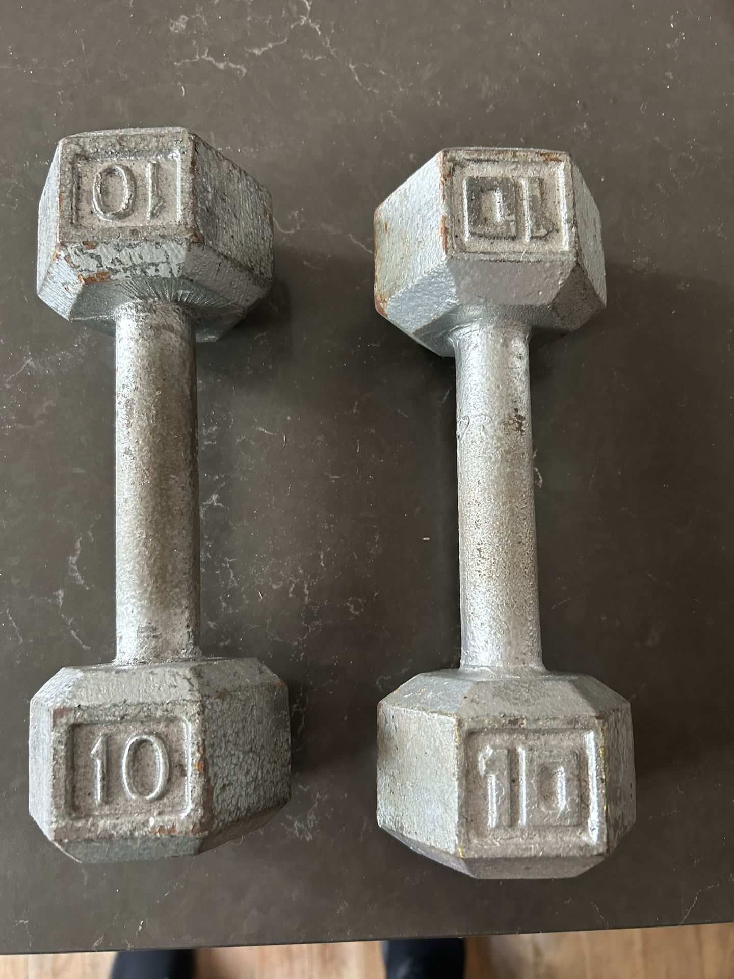 Set Of 10lb Dumbbells