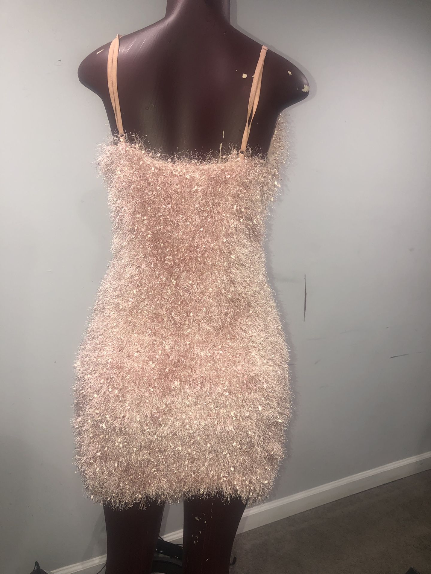 Soft pink party dress