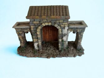 Fontanini Heirloom Nativity Town Gate Christmas Village