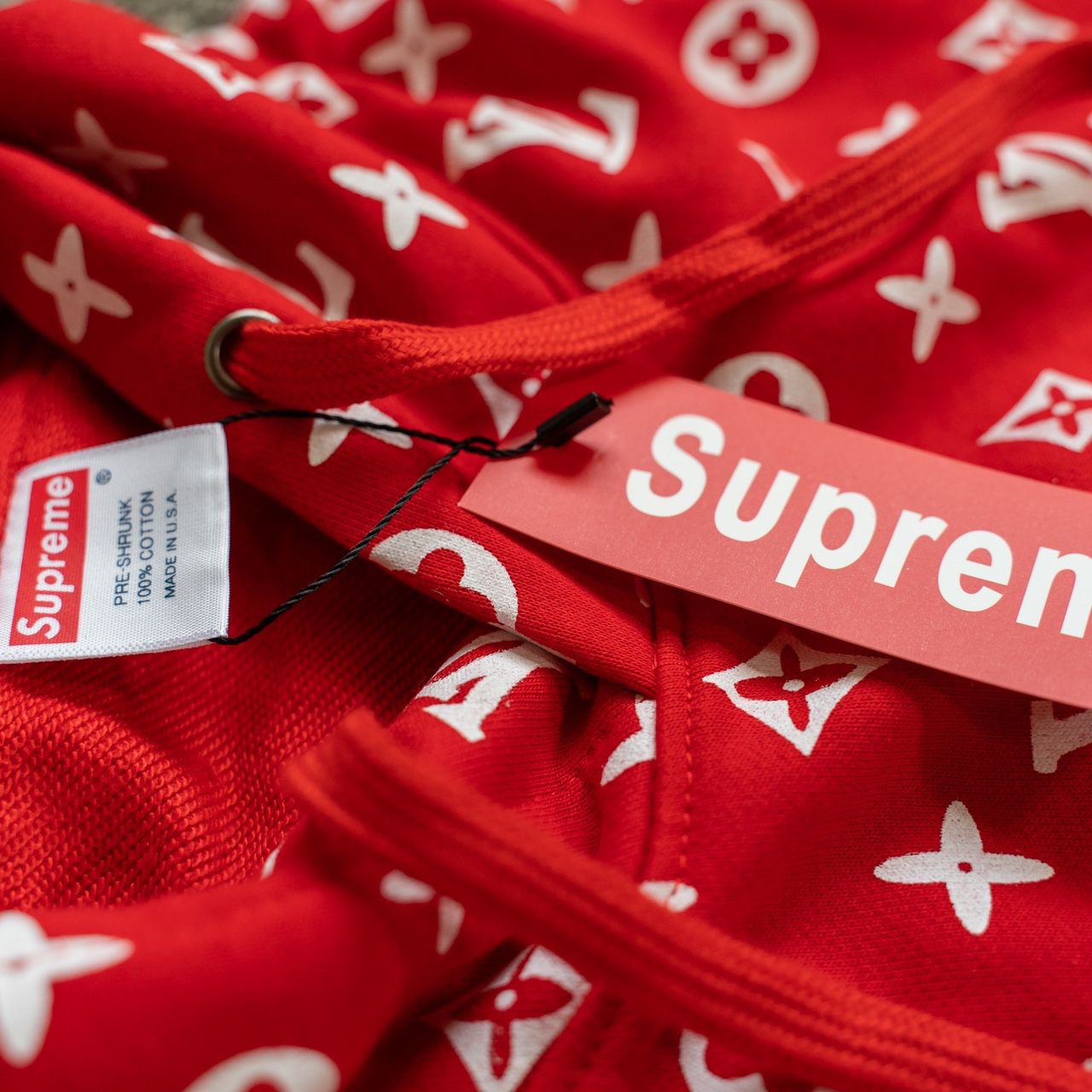 Supreme x Louis Vuitton Box Logo Hooded Sweatshirt for Sale in