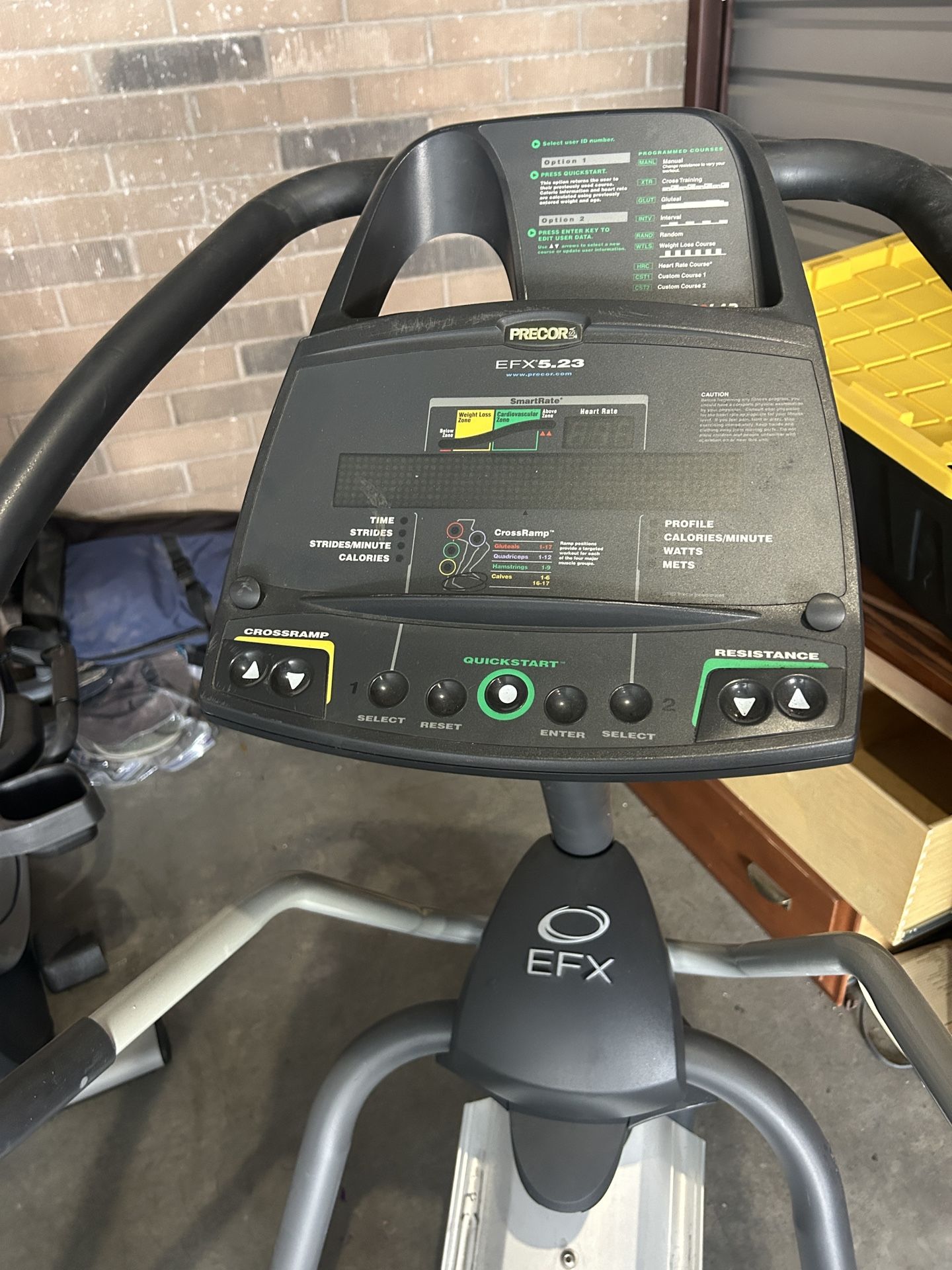 Precor EFX 5.23 Elliptical Crosstrainer