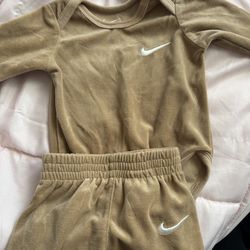 Baby boy Nike suede outfit