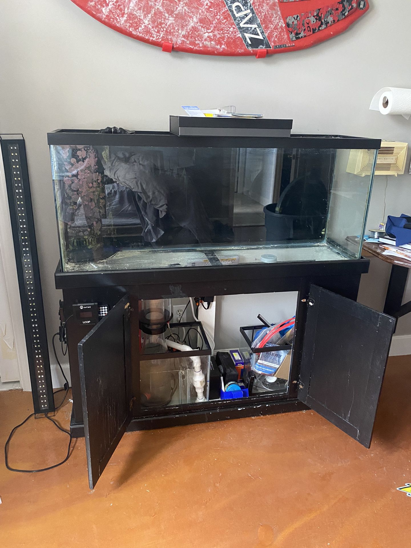 55 Gal Drilled Fish Tank Aquarium And Stand
