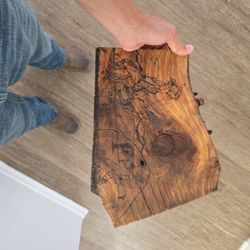 Western Wood Burning Craft Made By Hand