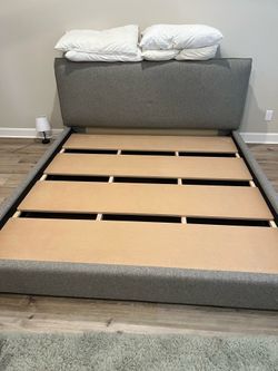 Crate & Barrel Lotus King Bed
