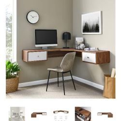 Floating Corner Desk 