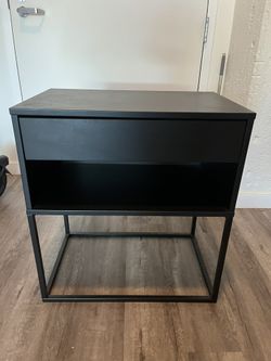 Modern Black Night Stand