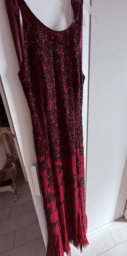 2 Beautiful & Elegant Bright Red Burgundy Night Gown Dresses!