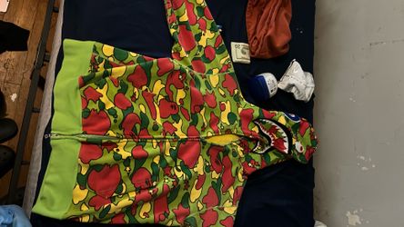 Camo green bap hoodie real and authentic