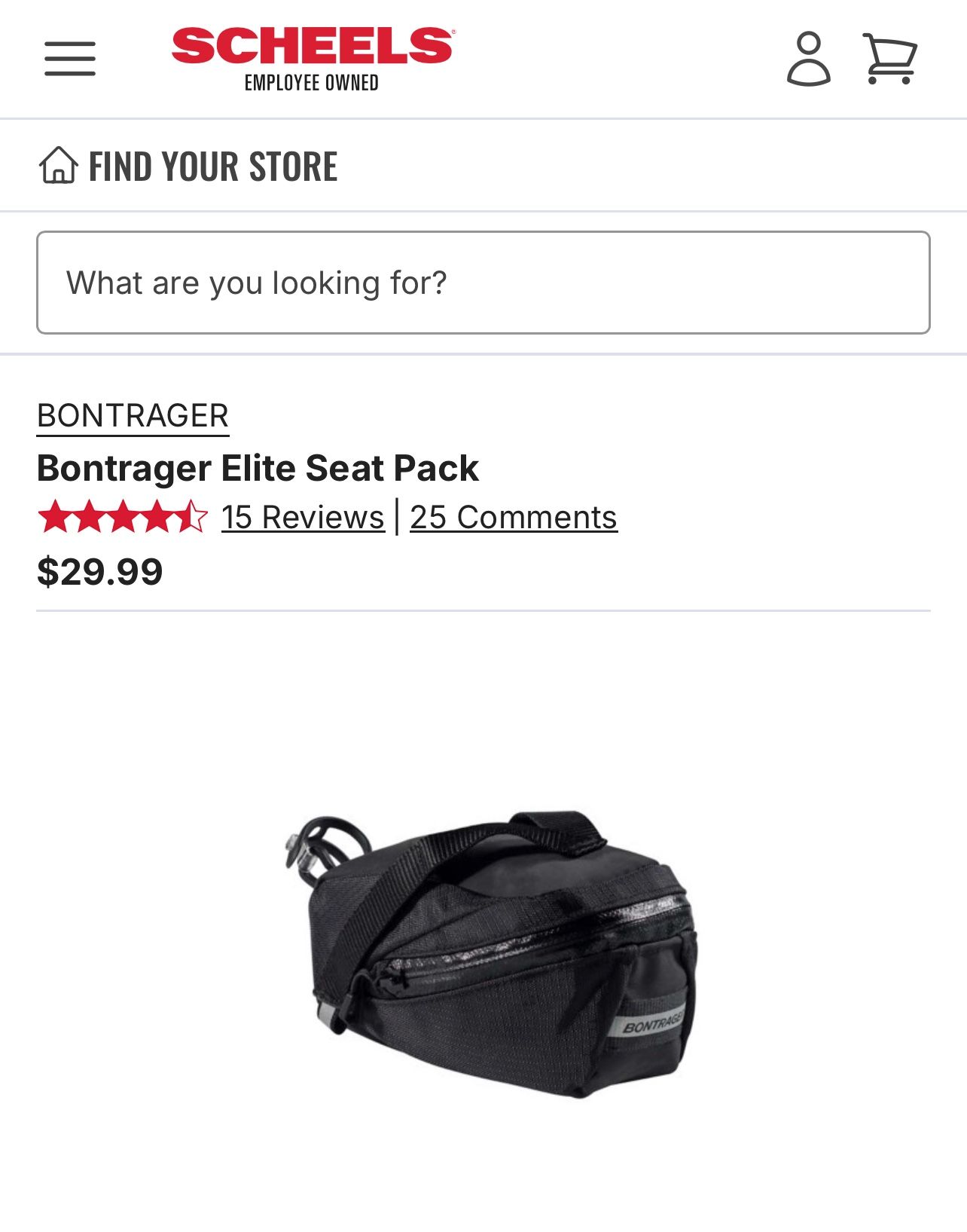 Bontrager Elite Seat Pack