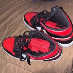 Red Jordan’s 1’s