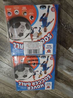 New condition hover soccer balls