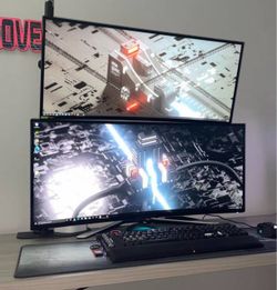 Vivo extra tall Dual monitor mount