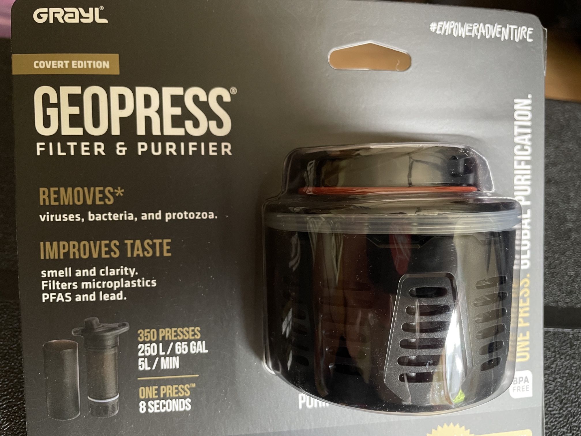 Grayl Geopress Water Filters & Purifier