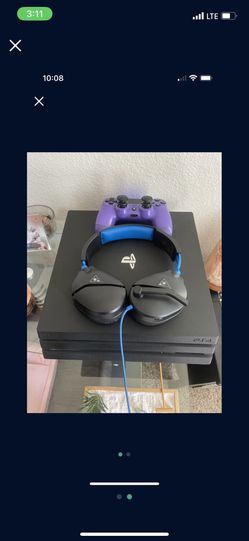 PS4 with controller