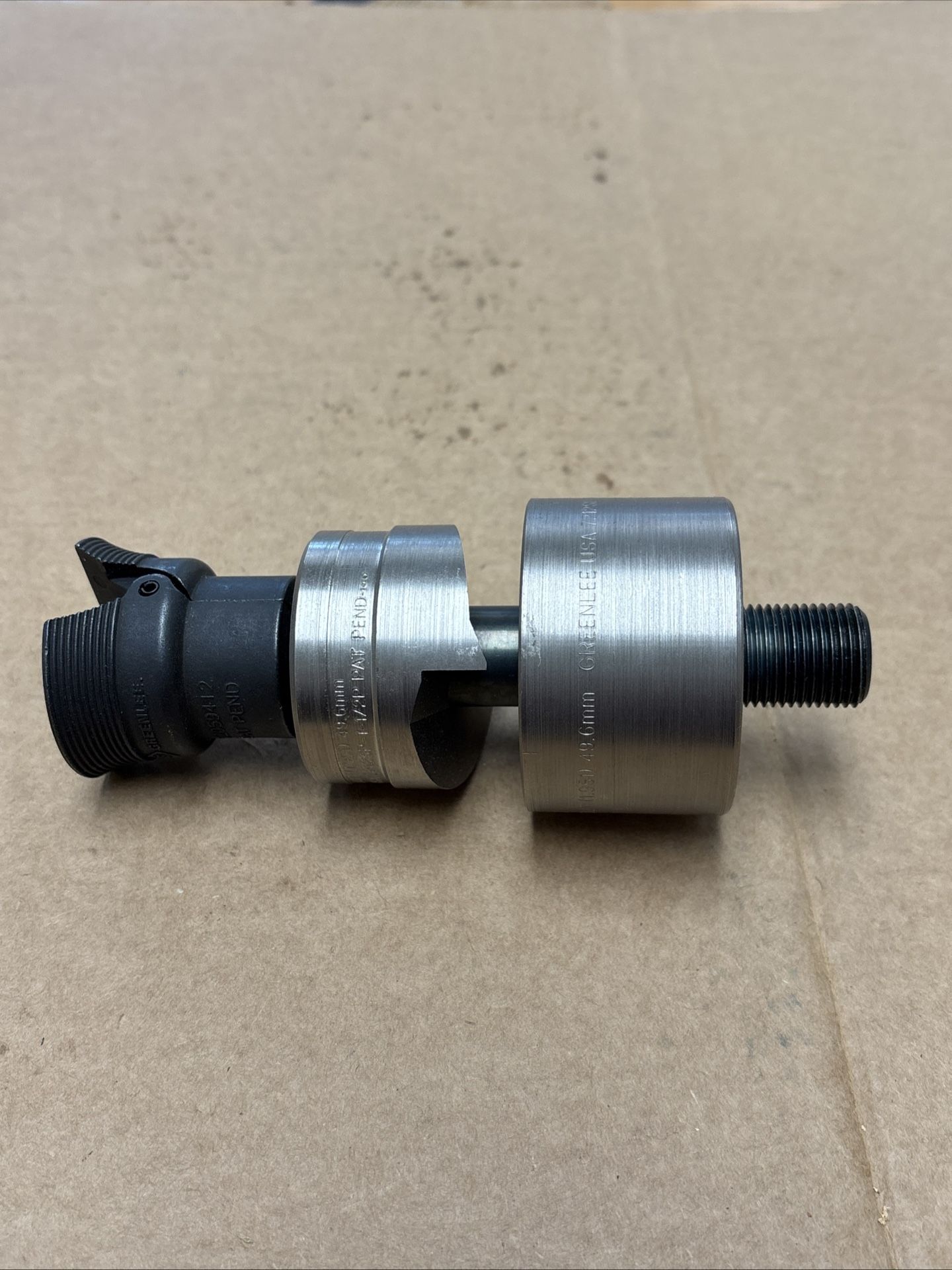 Greenlee 7212SP-1-1/2P 1-1/2 IN Speed Punch, Knock out die & draw stud (w/clamp)