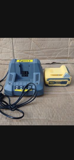 Yes, It's Available Lynx 40v charger + Battery "Package Deal Only"