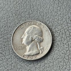 1952 Silver Quarter 