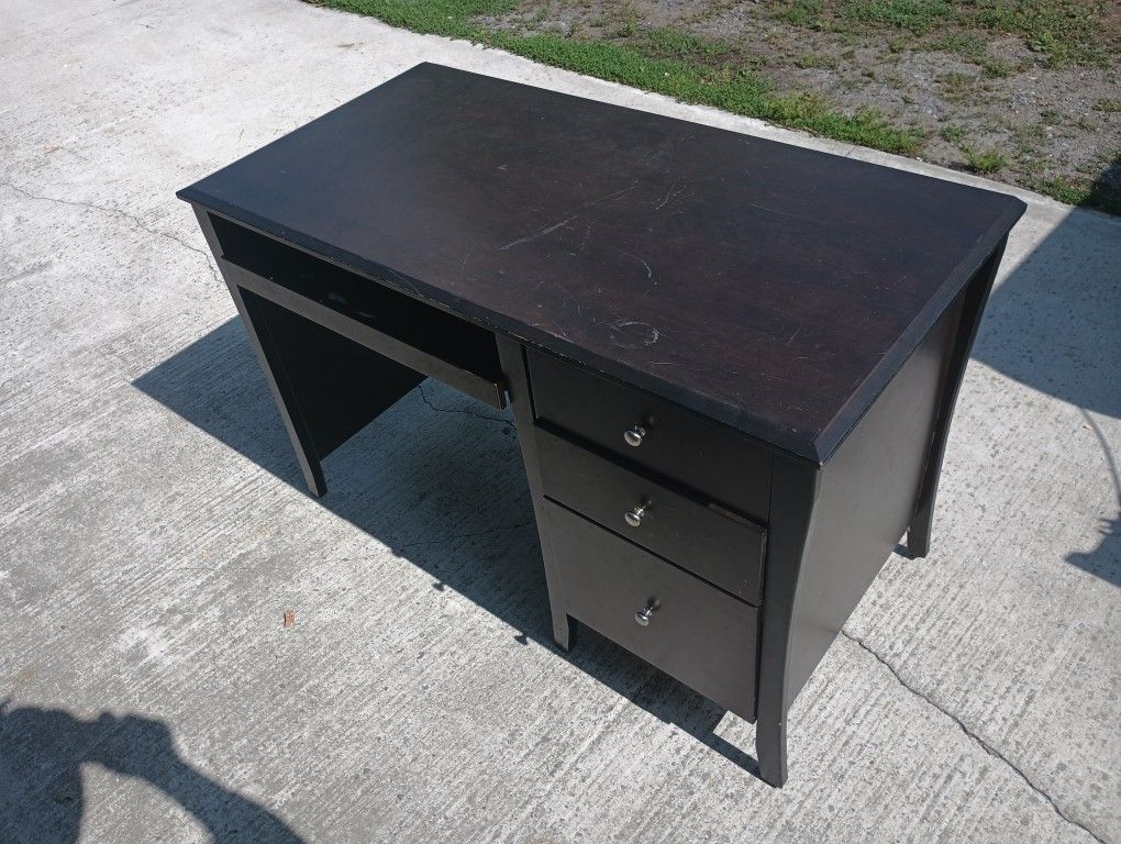 Large wooden desk