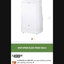 GE 3-IN-1 PORTABLE AIR CONDITIONER 