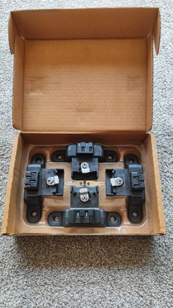 OEM Ford BoxLink Tie Down Cleats with Keys (Set of 4) - Brand New