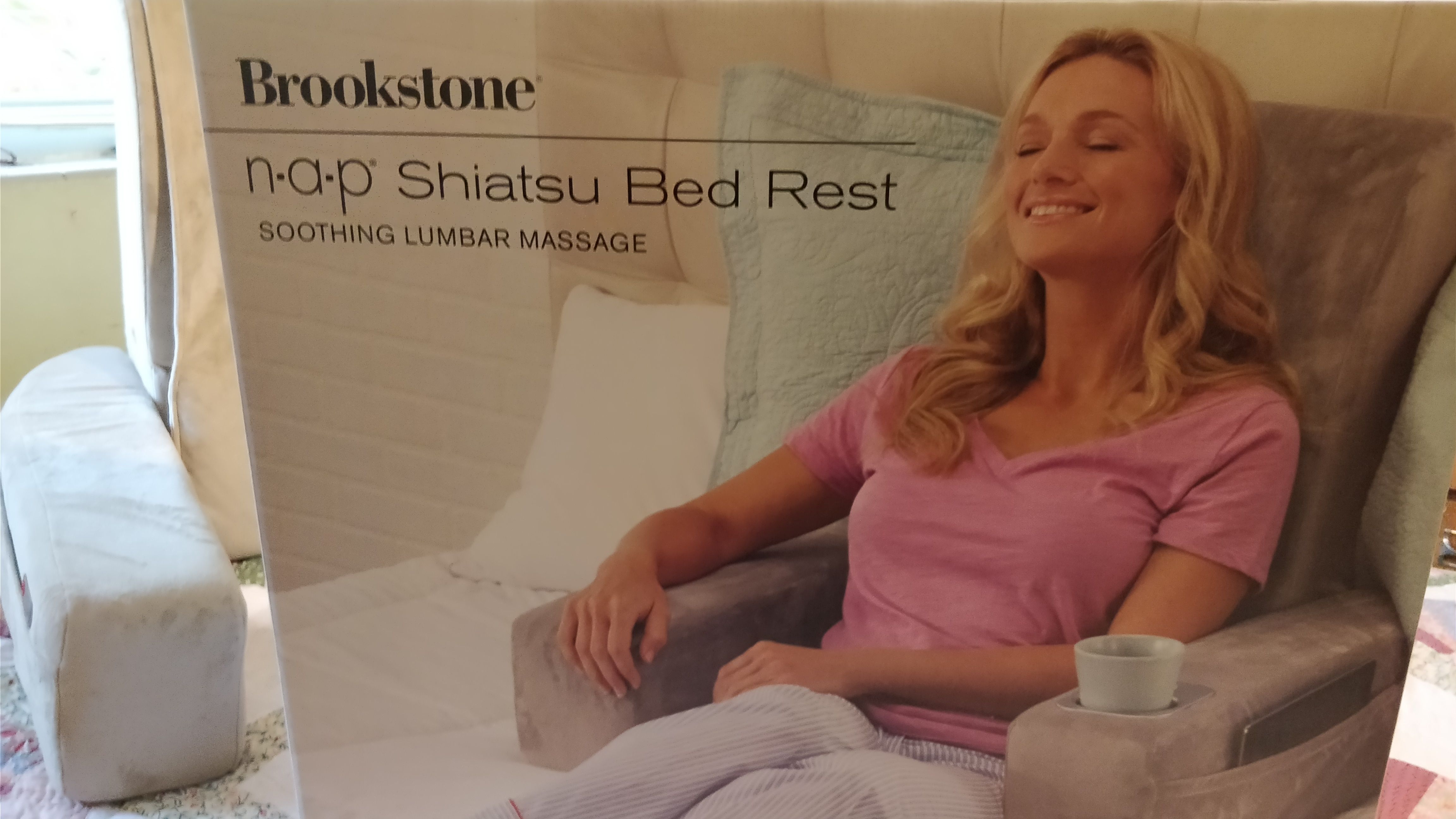 2 Brookstone NAP shiatsu massaging bed rest New for Sale in