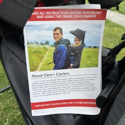 Child Carrier (camping Day)