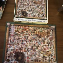 Play Ball! 500 Piece Jigsaw Puzzle 