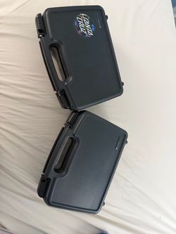 2 sports card cases