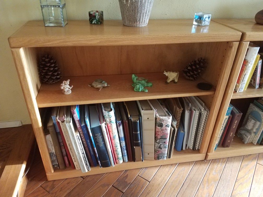 5 short bookshelves, $40 each