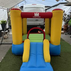 Inflatable Bouncer Kids Bounce House Jumping Castle Slide with Blower