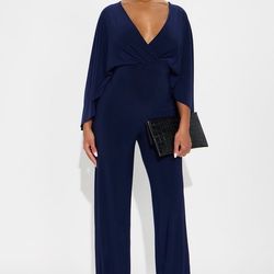 Cape Top Jumpsuit! Size Medium 