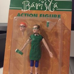 Barista Doll Figure