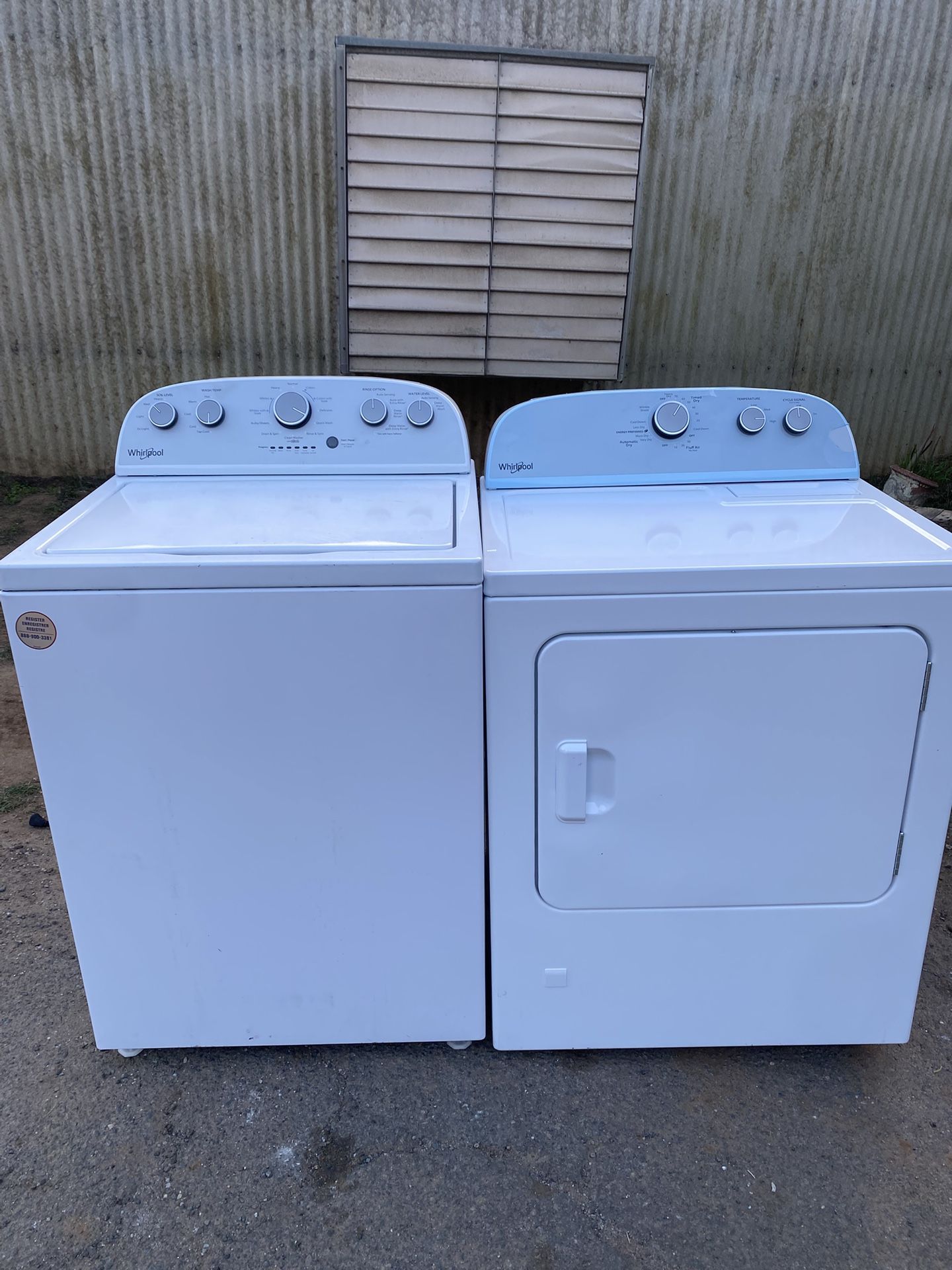 Whirlpool Washer And Electric Dryer 